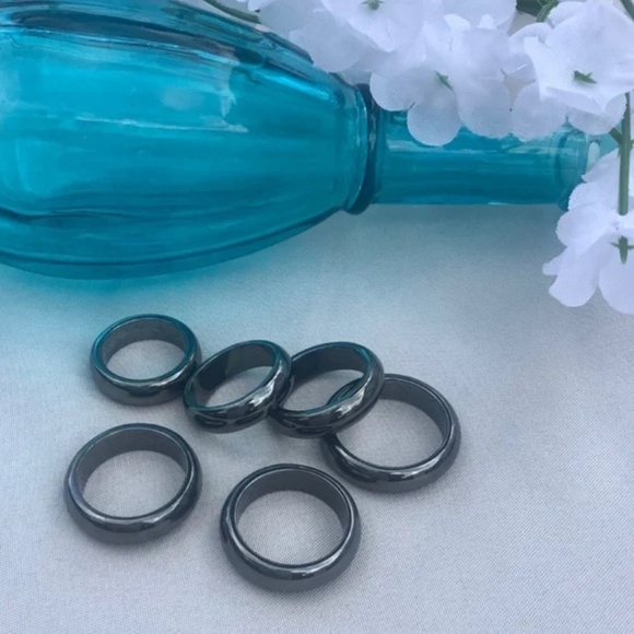 Solid Hematite Rings - Picture 5 of 5